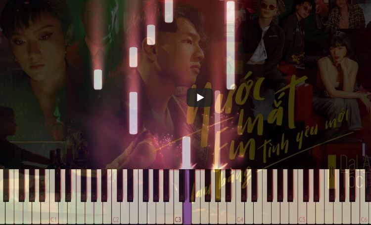 Ảnh bìa sheet piano Nước Mắt Em Lau Bằng Tình Yêu Mới — MIDI